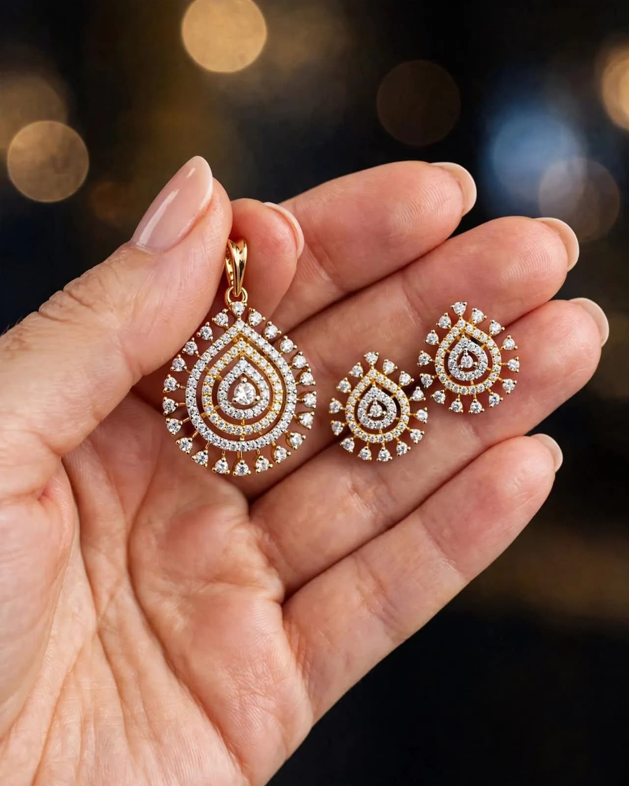 Premium Aura Waterdrop Diamond Replica Set