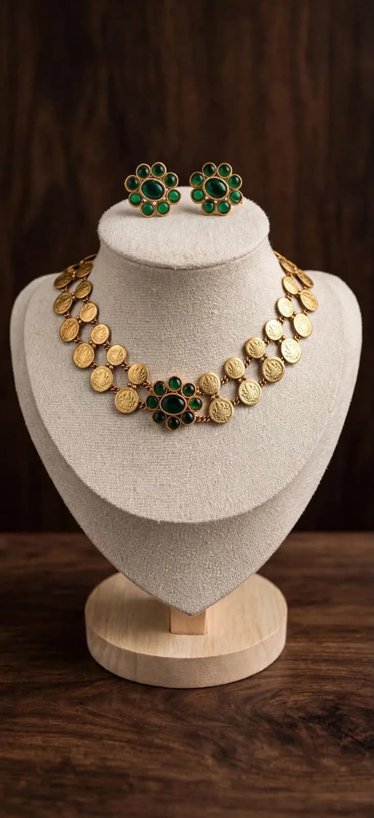 Green Kemp Coin Mala