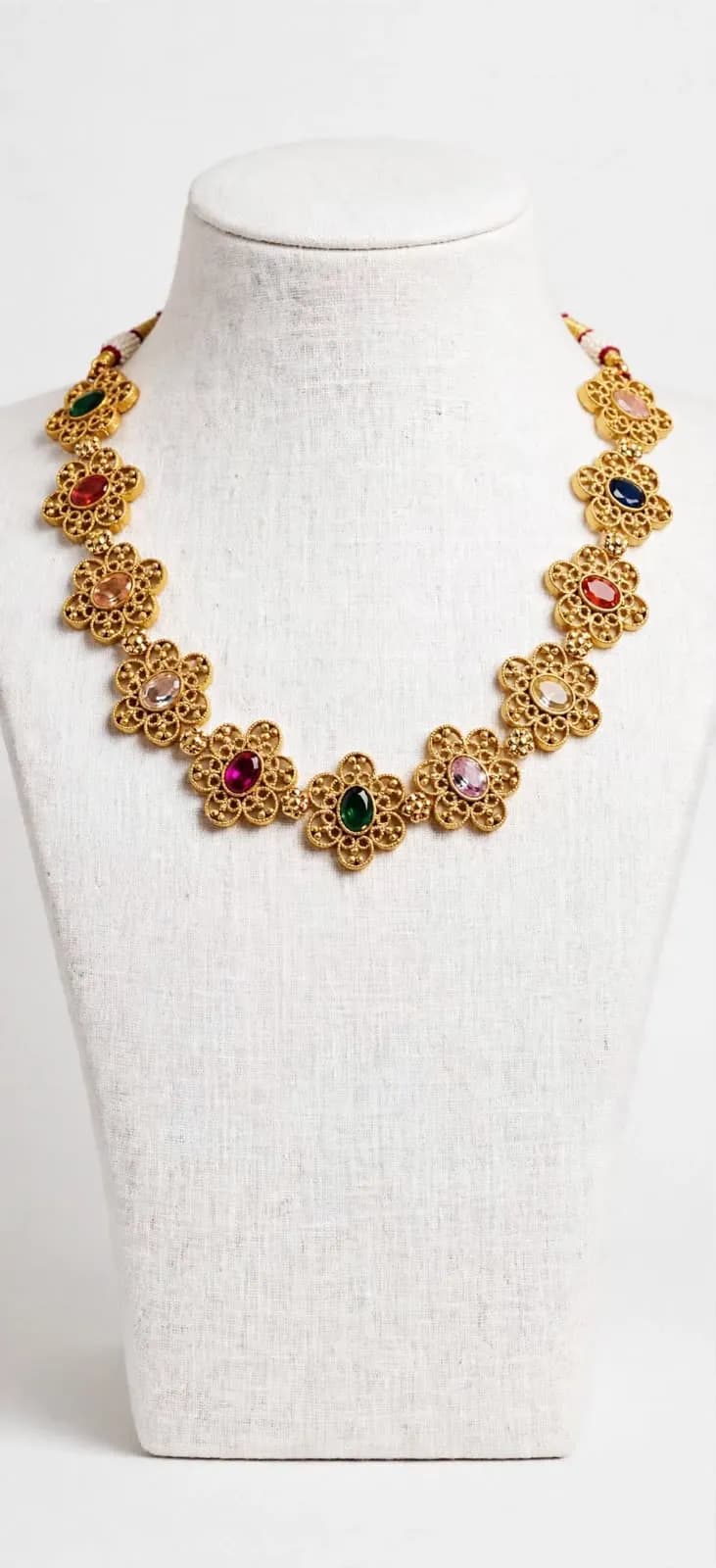 Gold Navratna Choker