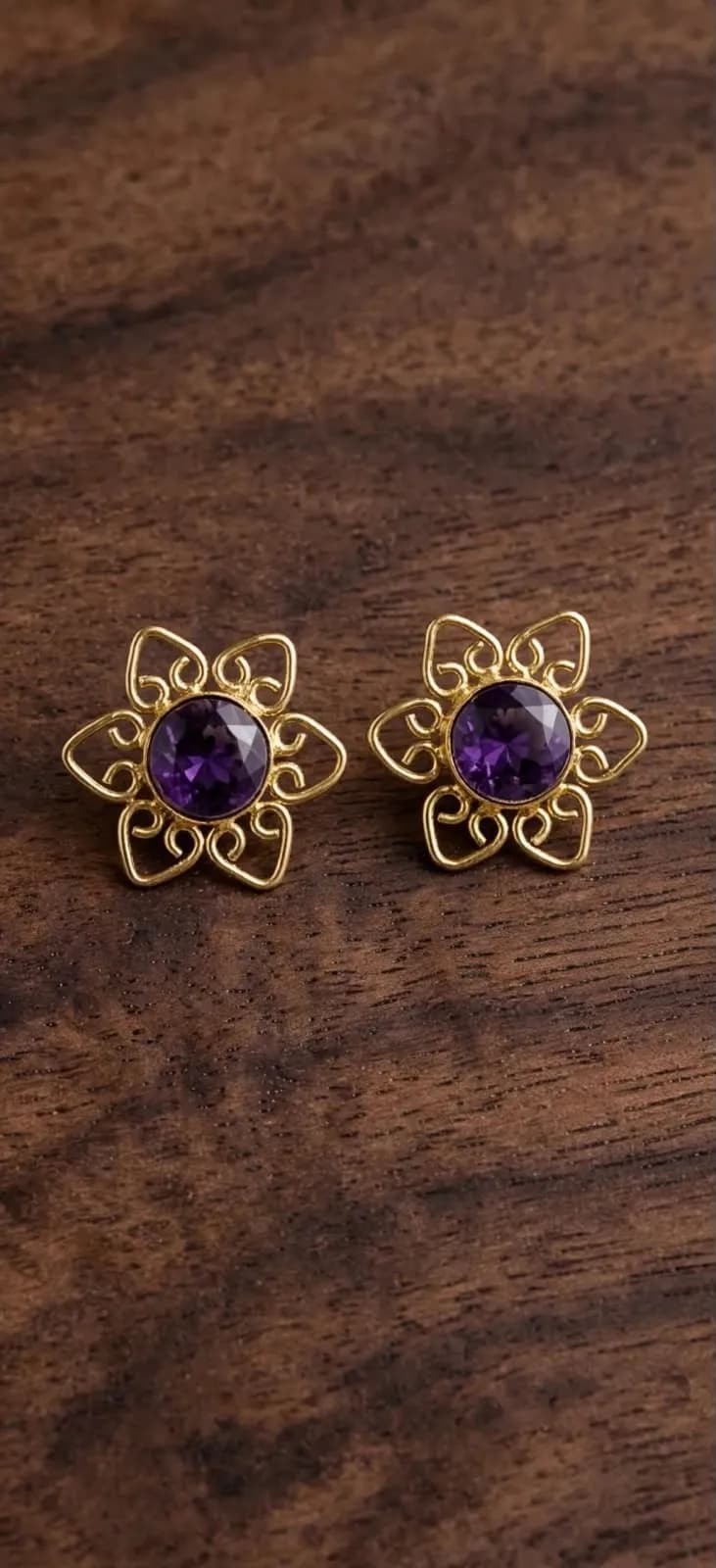 Classic Floral Stud Earrings
