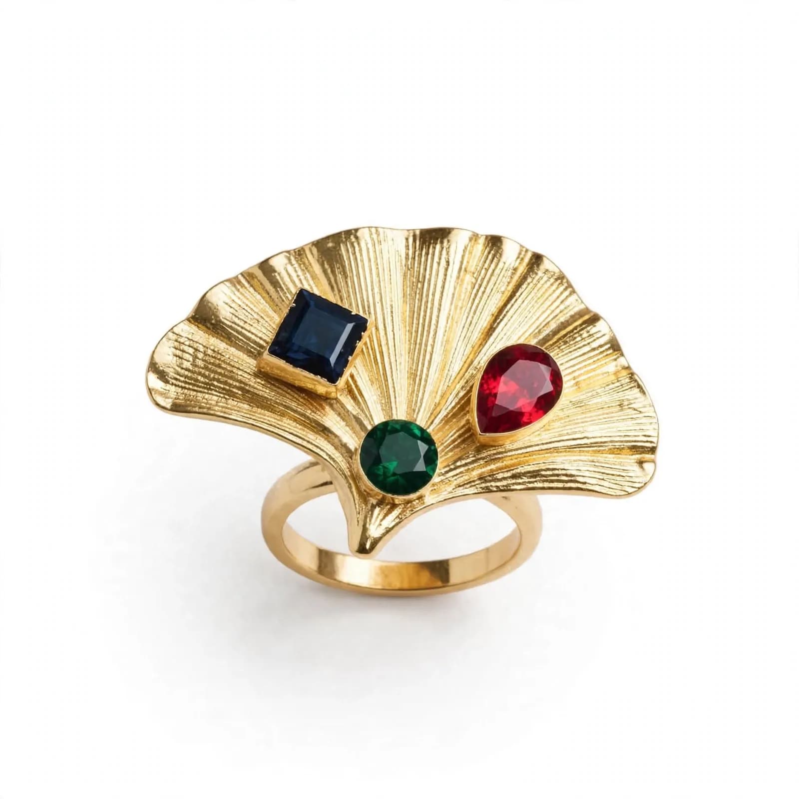Gold Leaf Statement Ring π
