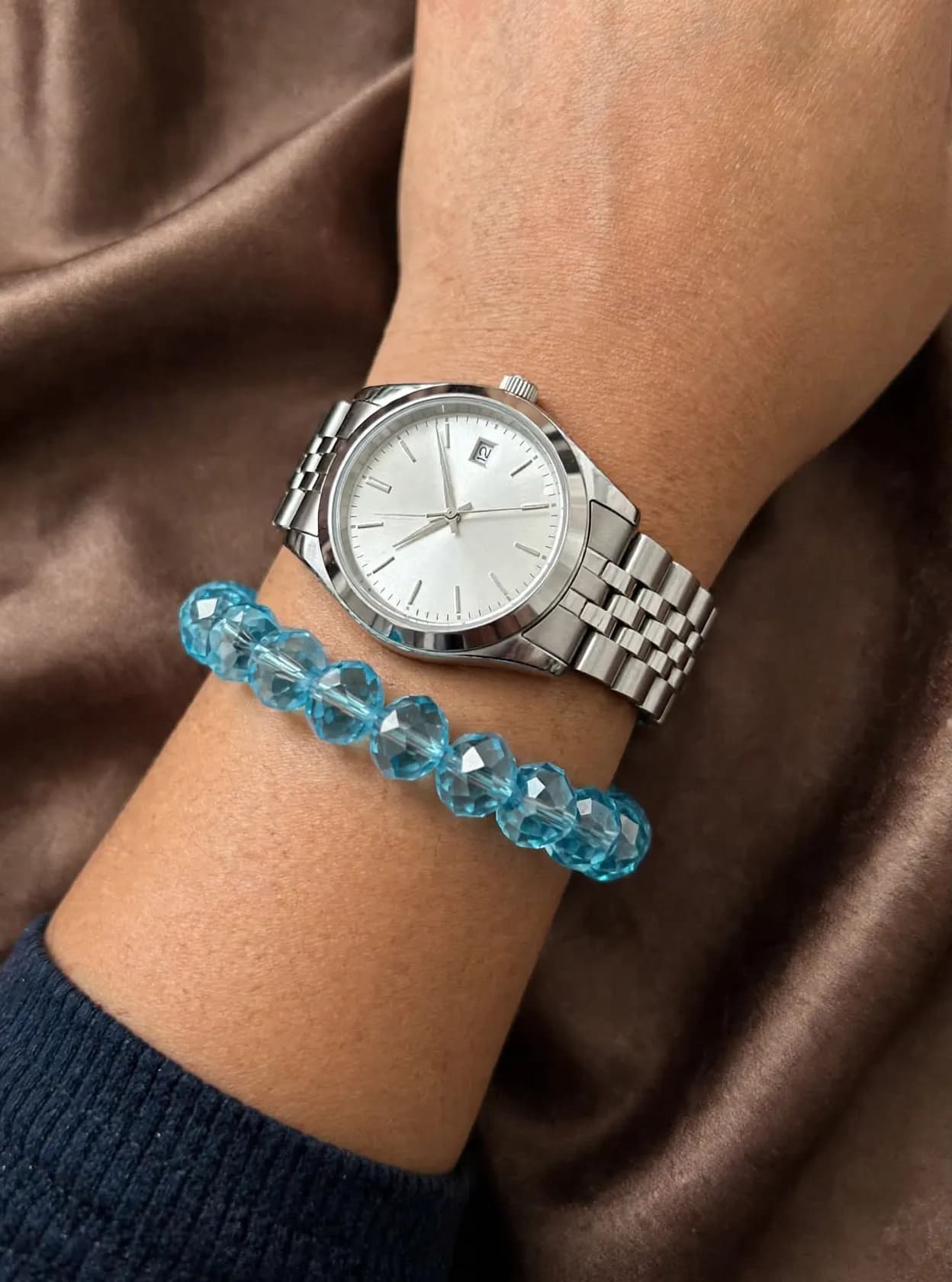 Aqua Shine Crystal Bracelet