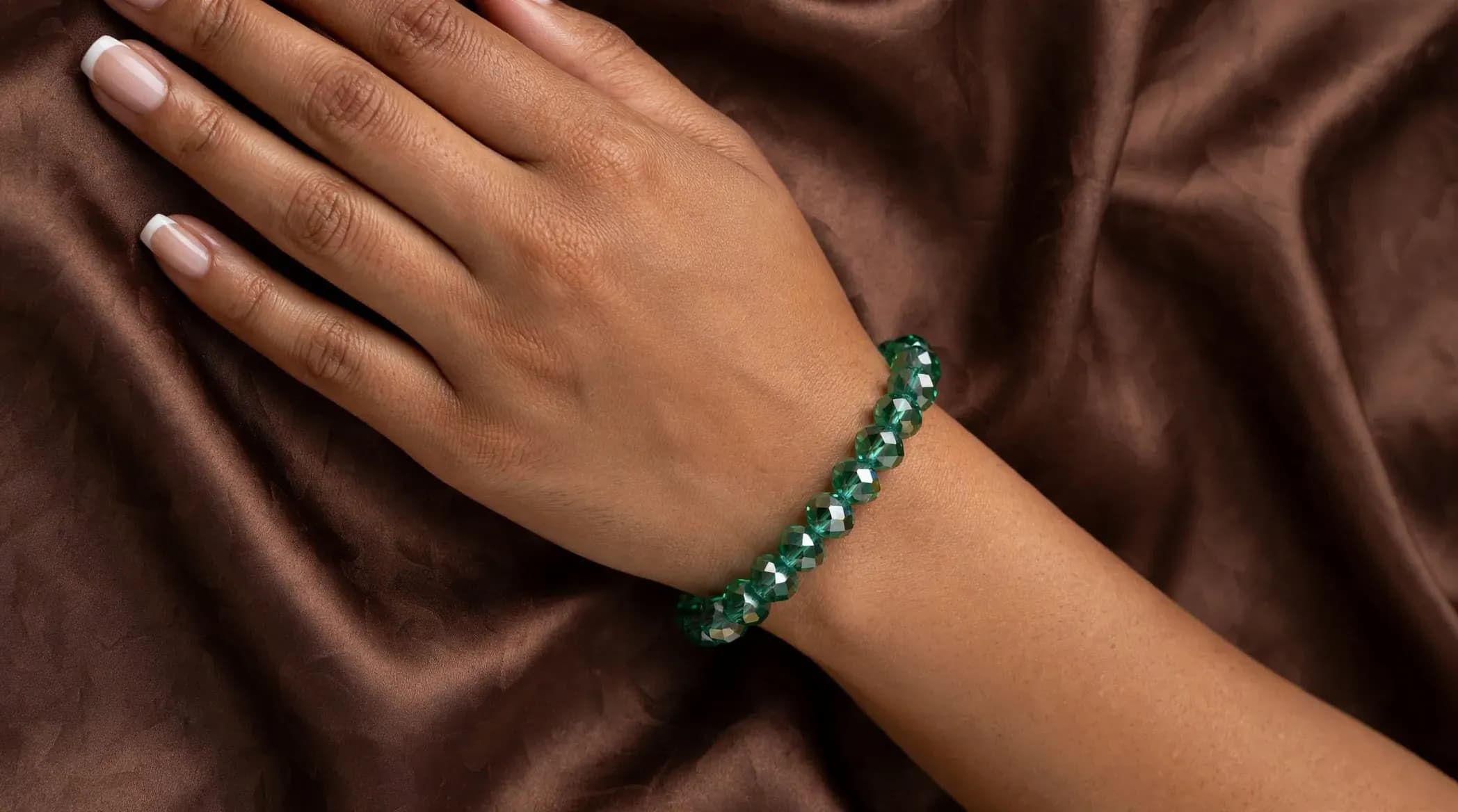 Forest Glow – Crystal Bracelet