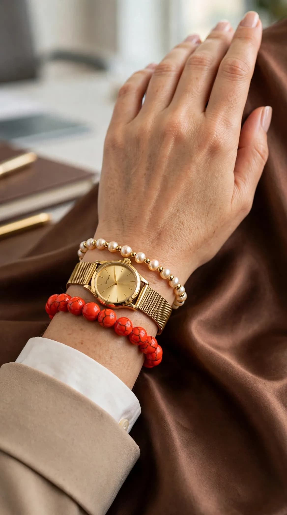 Red Coral Premium Bracelet