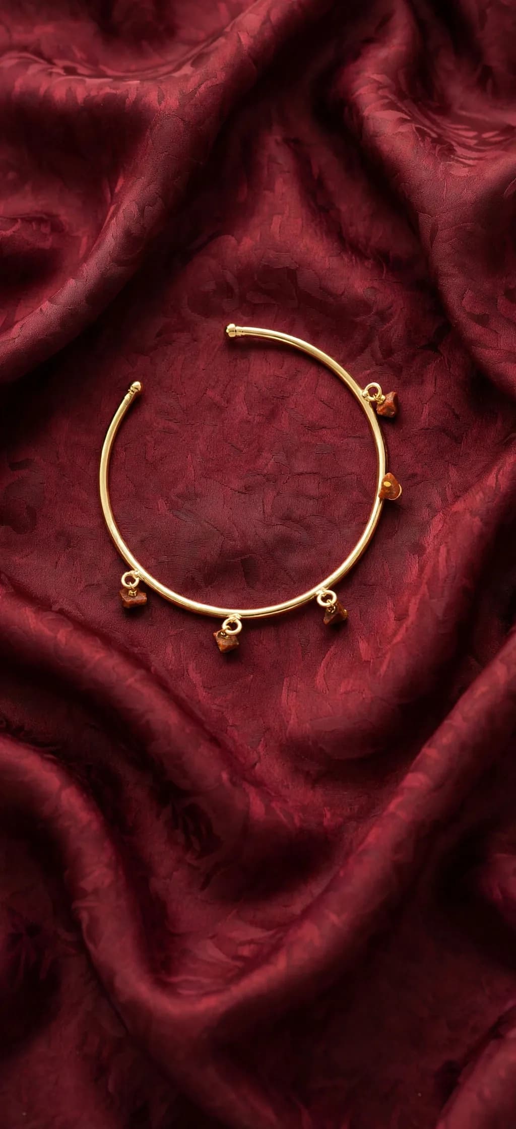 Earth Charm Cuff Bangle