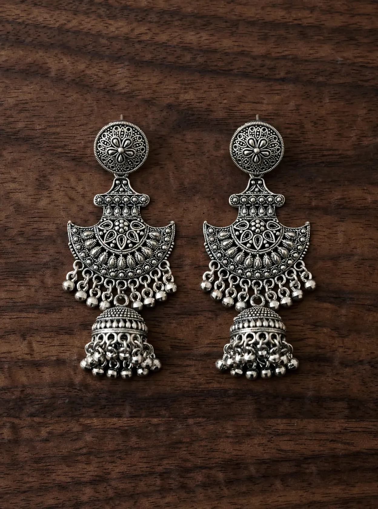 Tribal Chandbali Statement Earrings
