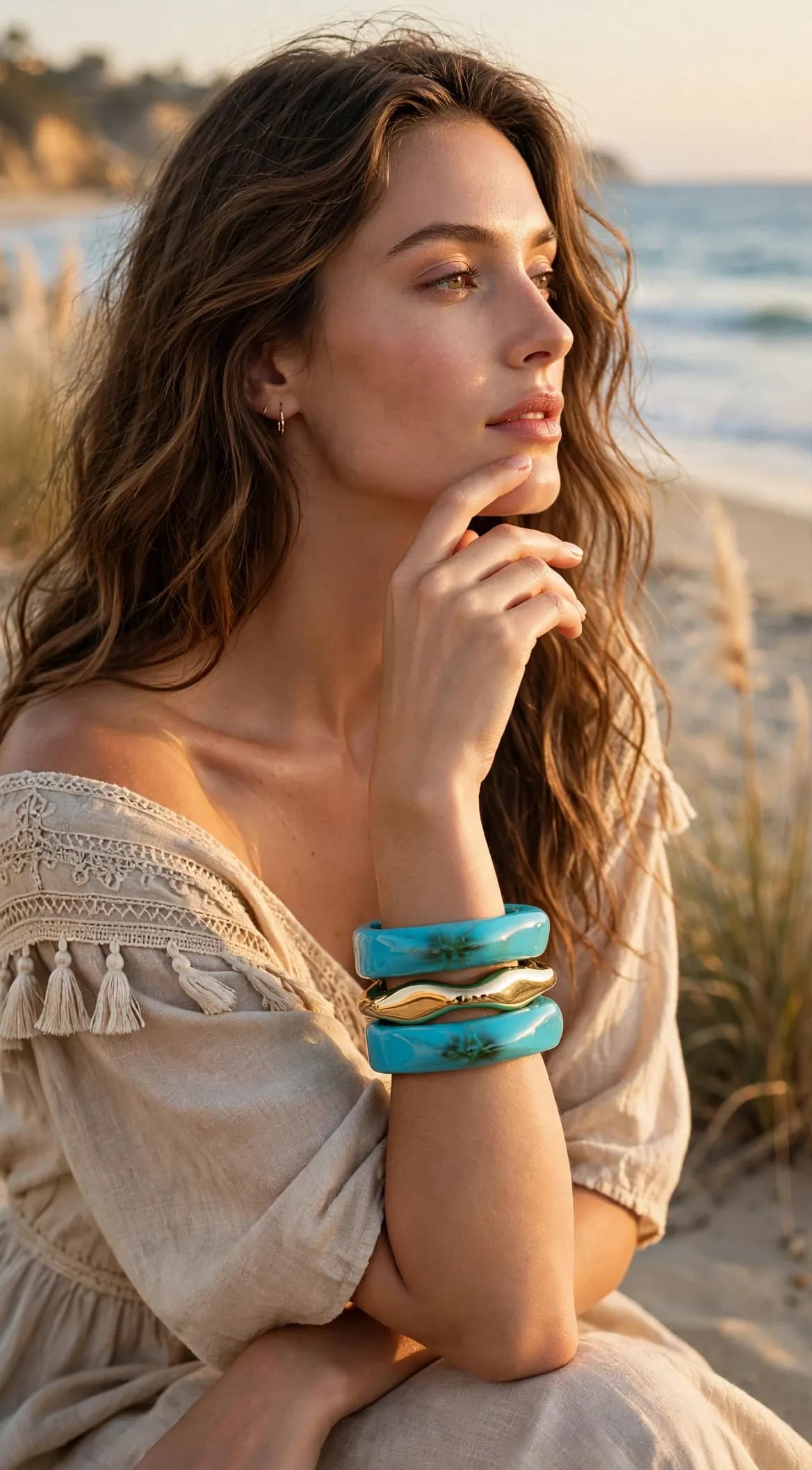 Aqua Wave Square Stack