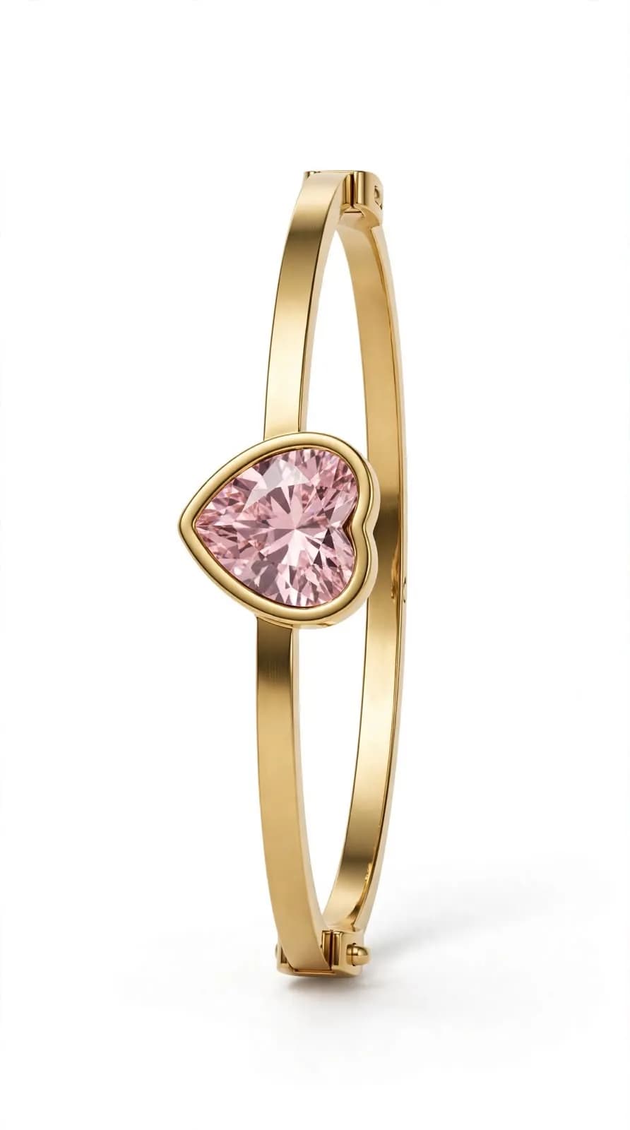 Heart bracelet bangle