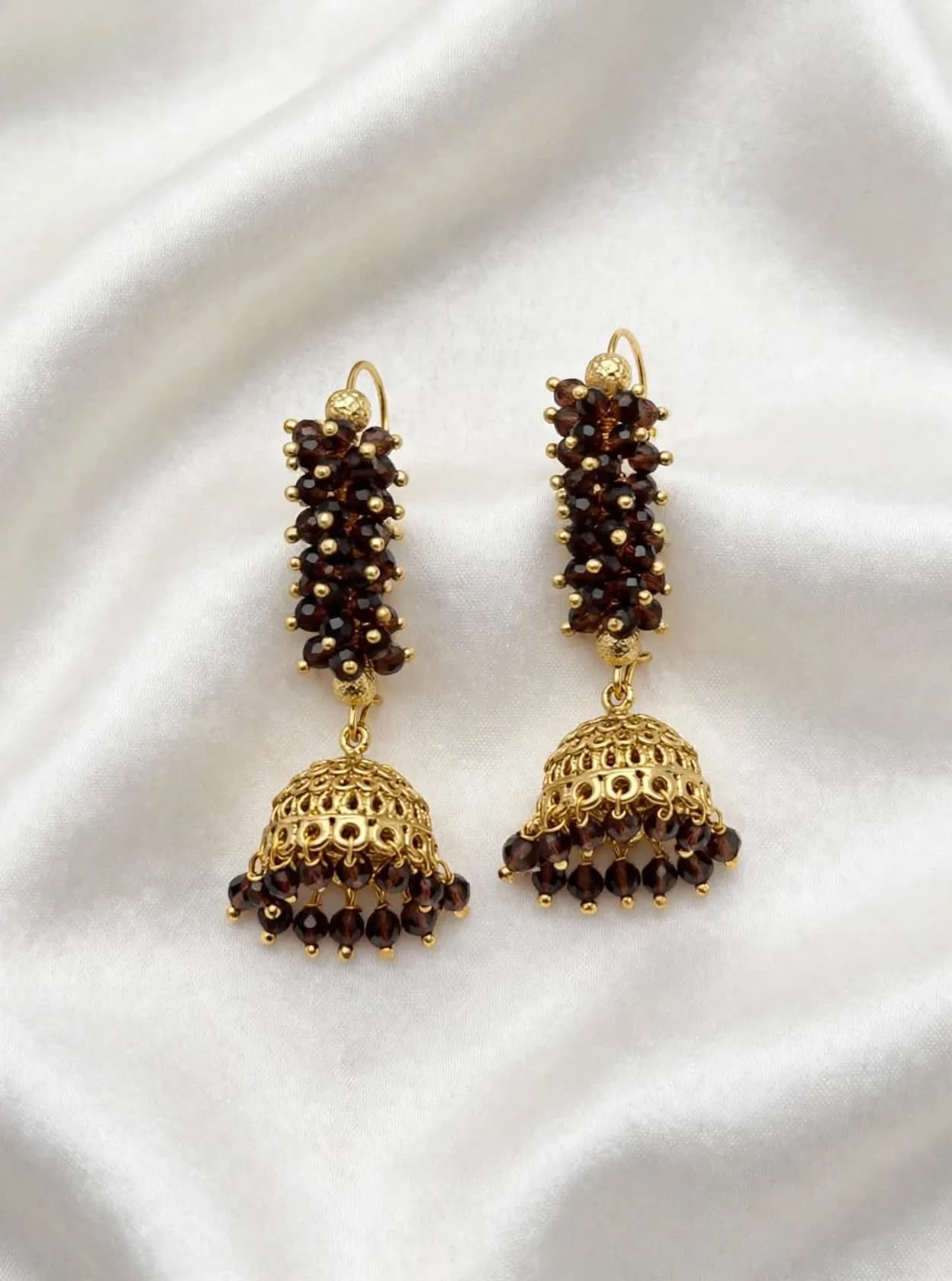 Crystal Cluster Jhumka